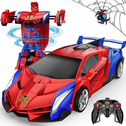 Remote Control Car, 3 4 5 6 7 8 Year Old Boys Gifts, Car Toys for 5-12 Year Old Boys, Transform RC Car for Boy