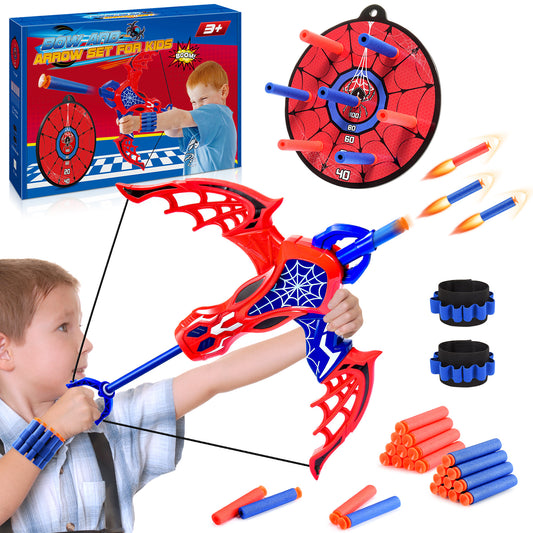 Bow and Arrow Set for Kids, Outdoor Toys Archery Set for 3-12 Year Old Kids Boys Girls, Gifts for Boys Ages 3 4 5 6 7 8 Year Old